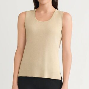 Chic Gold Sleeveless Top